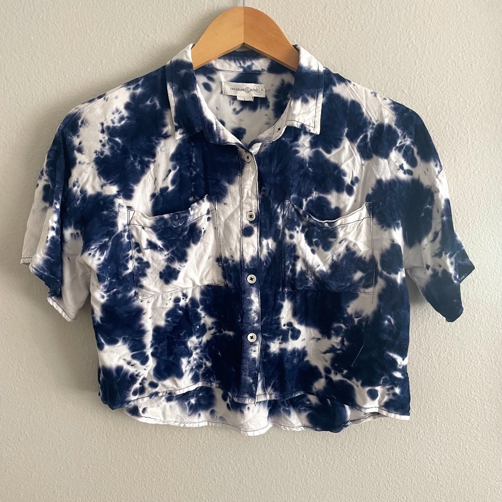 Treasure Bond cropped blouse